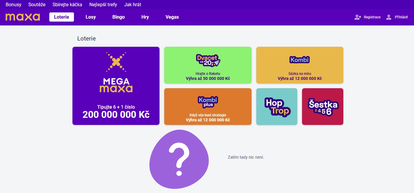 Prezentace bonusů Maxa Casino